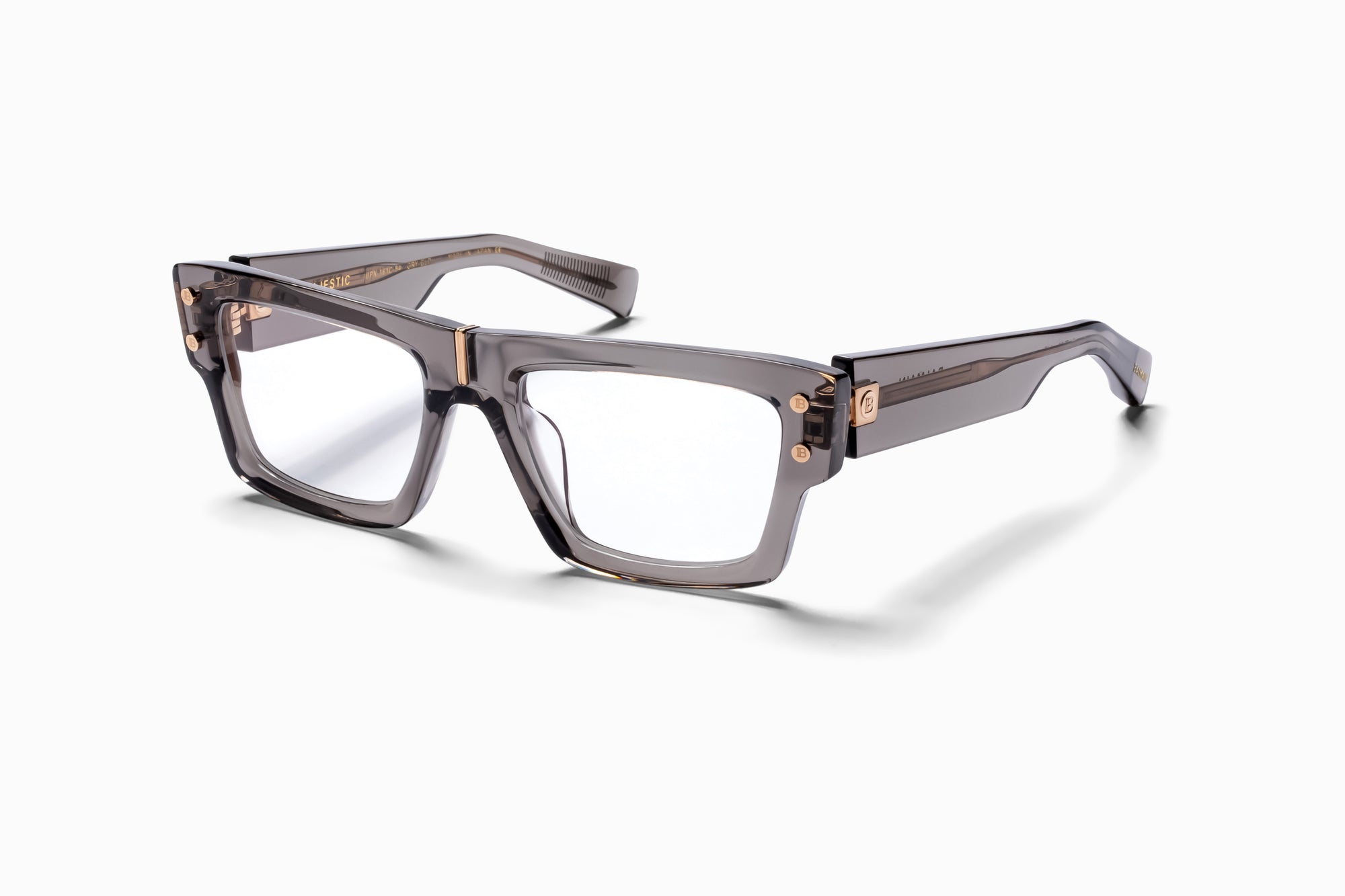 Crystal Grey White Gold MAJESTIC Lunettes de vue