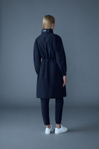 Navy Ladies Rainwear Coat
