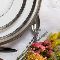 Bol à céréales Malmaison en porcelaine - Platine