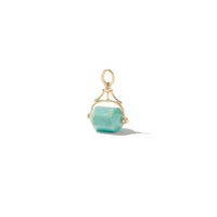 Collier Malo en or jaune - Turquoise