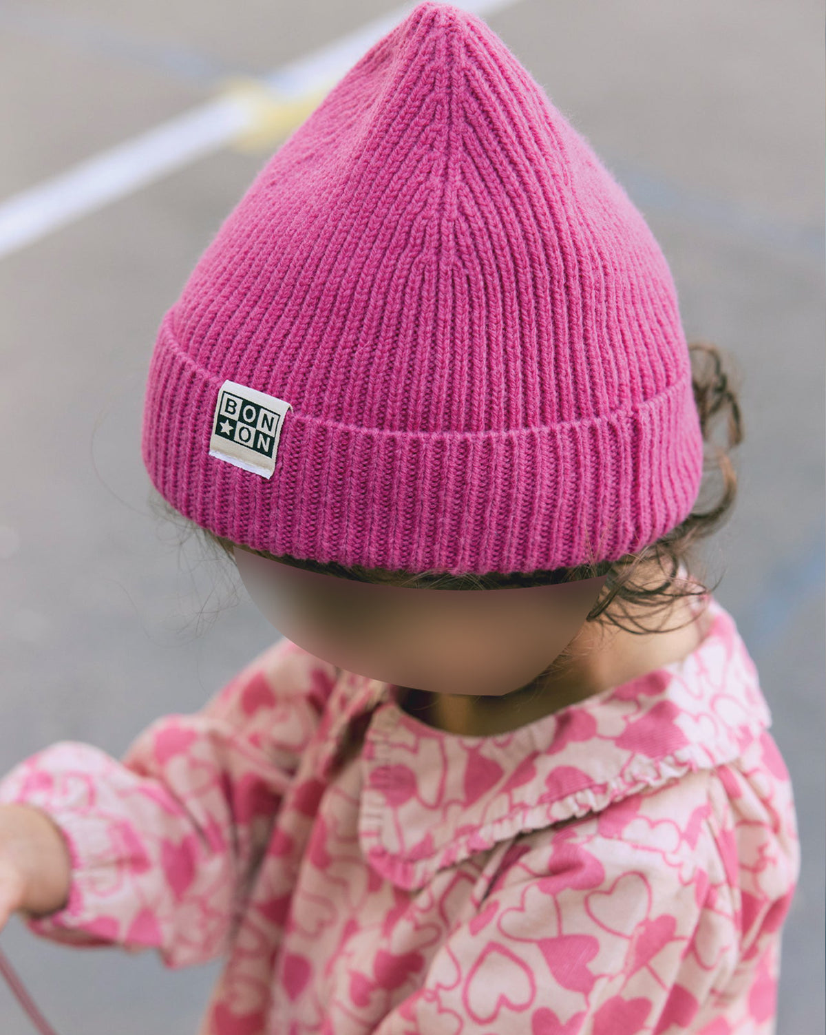 Bonnet Knithat2 en laine - Violet Sympa