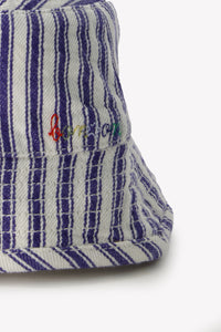 Bob Ascot - Rayure Bleu Virgile