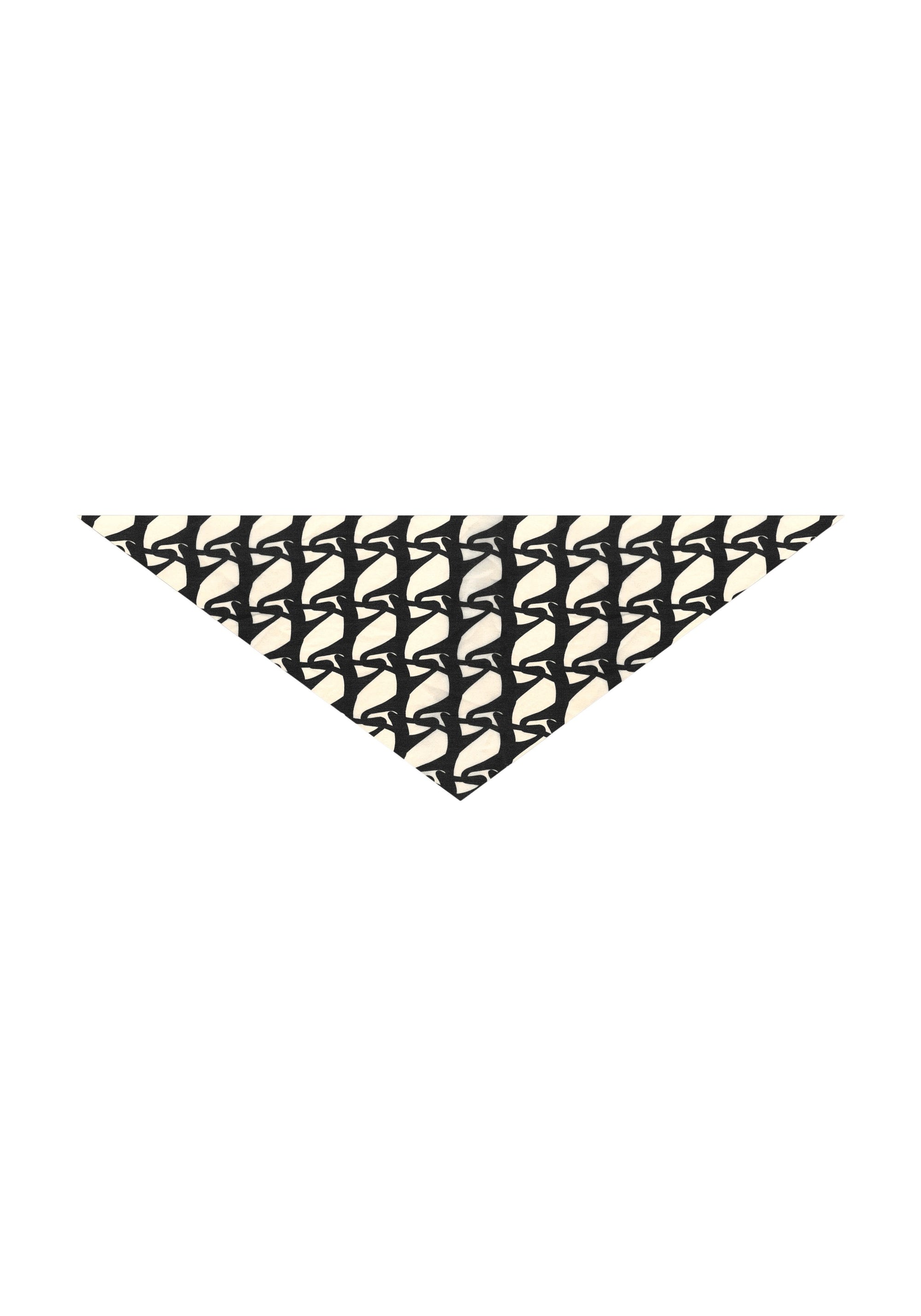 Foulard Maman monogramme en soie mélangée - Oreo