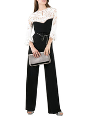 Blouse Mandy en soie - Black & White