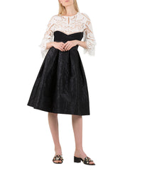 Blouse Mandy en soie - Black & White