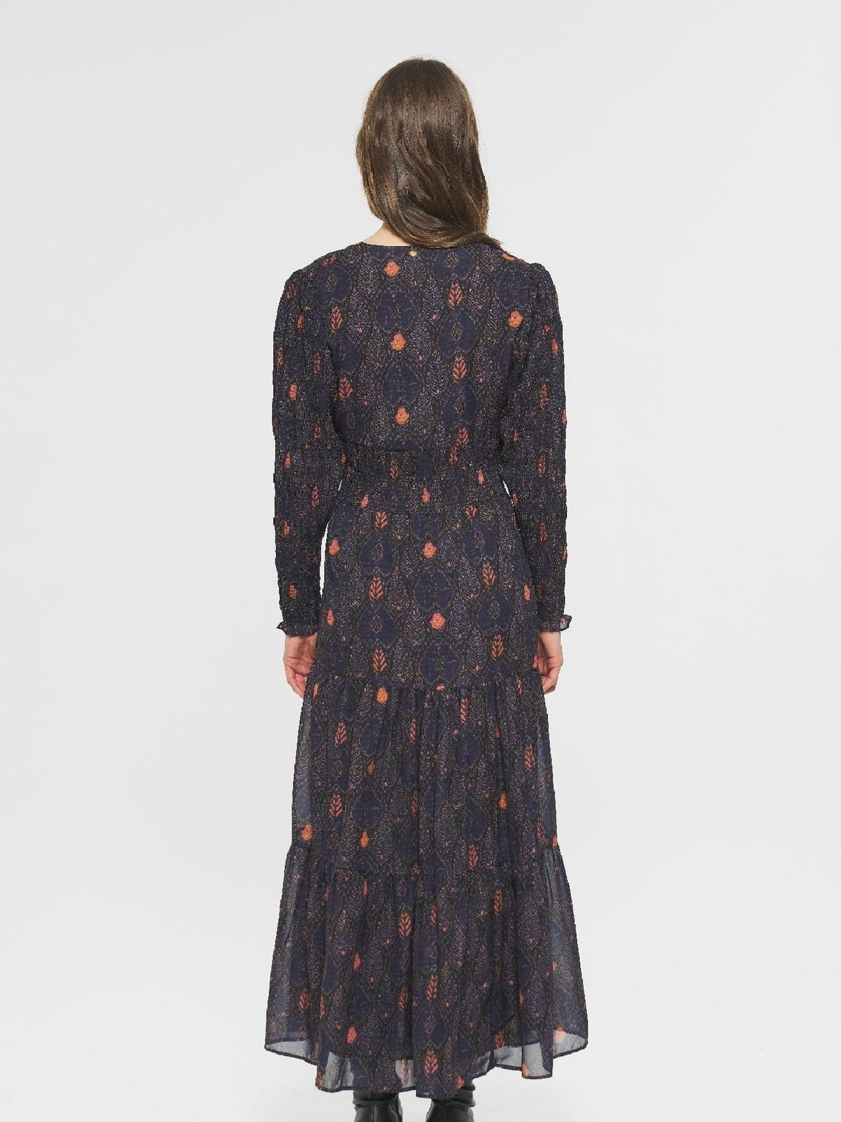 Robe longue imprimée Mani - Dark Blue
