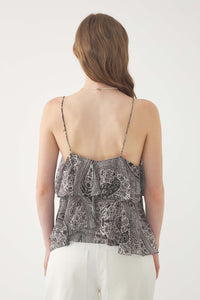 BLACK MARBIE TOP