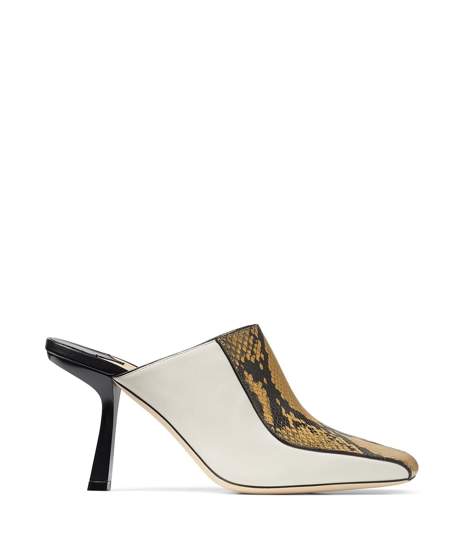 Marcel 85 leather mules - Black, Dijon & Latte