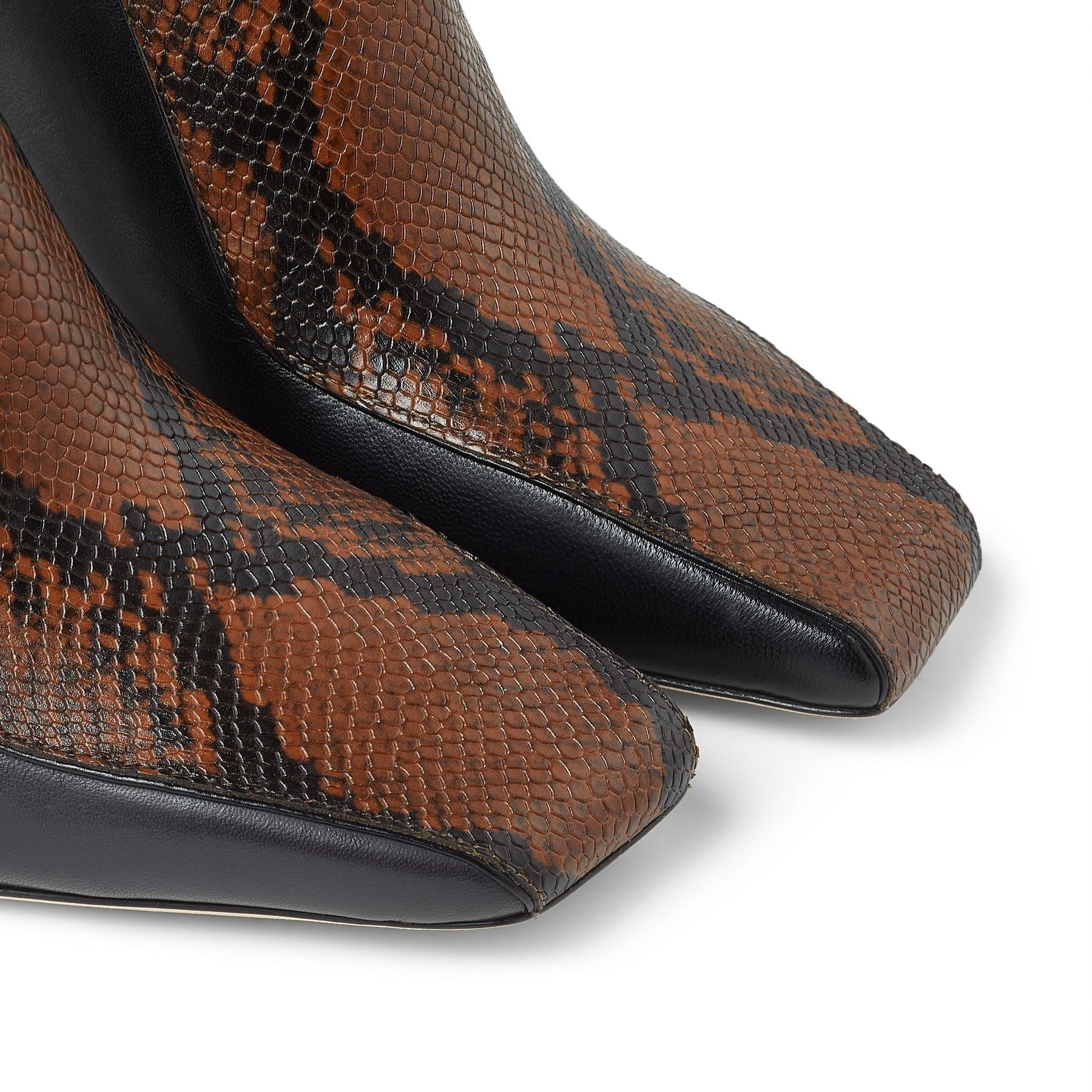 Mules Marcel 85 en cuir - Black, Cuoio & Dusk
