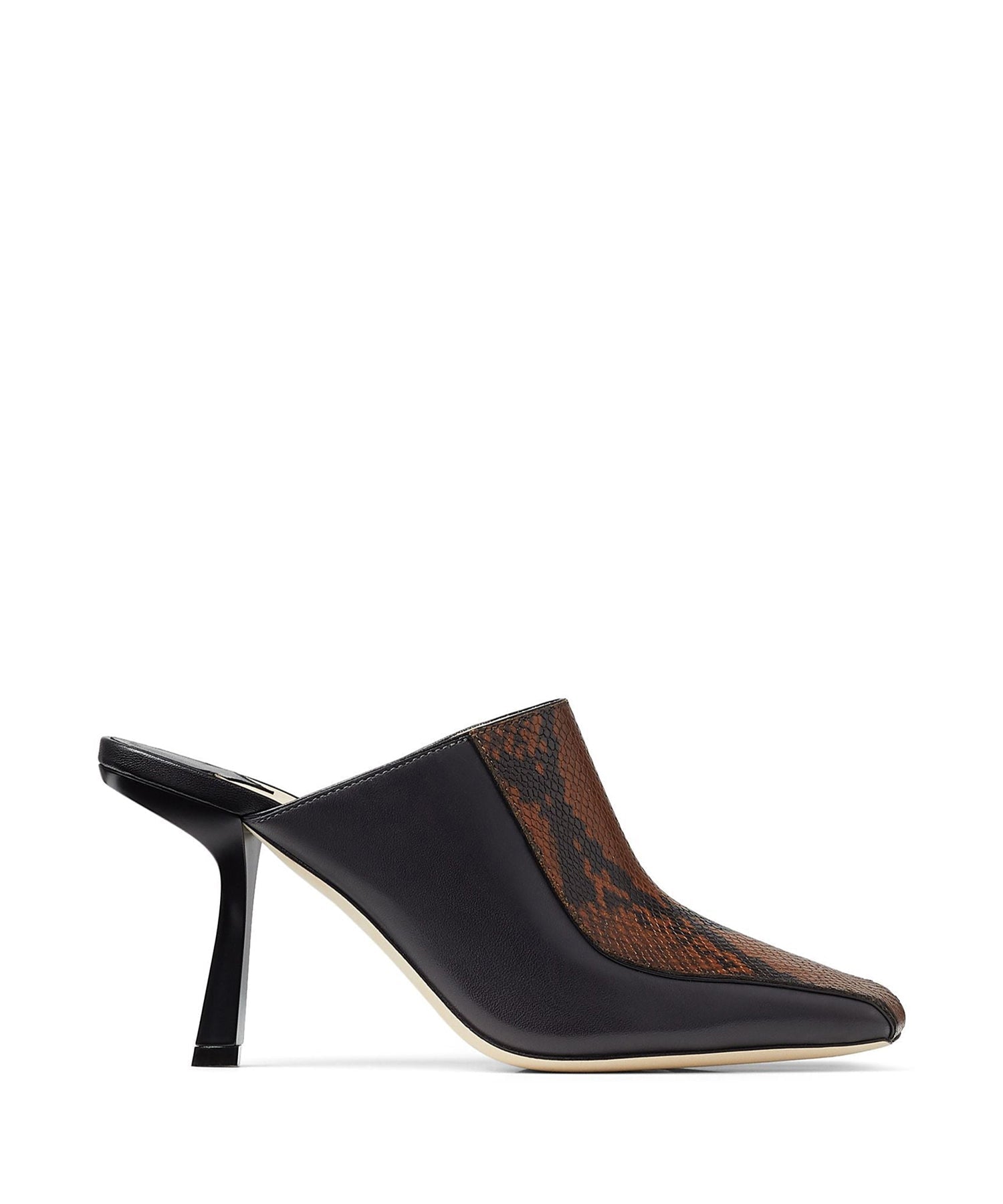 Mules Marcel 85 en cuir - Black, Cuoio & Dusk