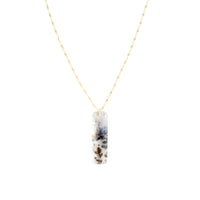 Collier Marcel en or jaune - Agate Dentitrique