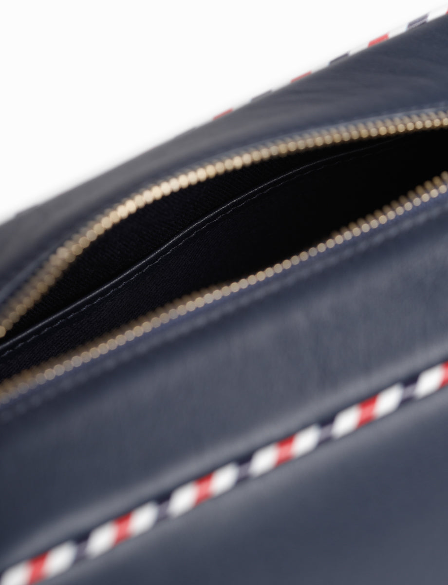 2qty NEW  / Sac bandoulière Marcia en cuir -  Navy