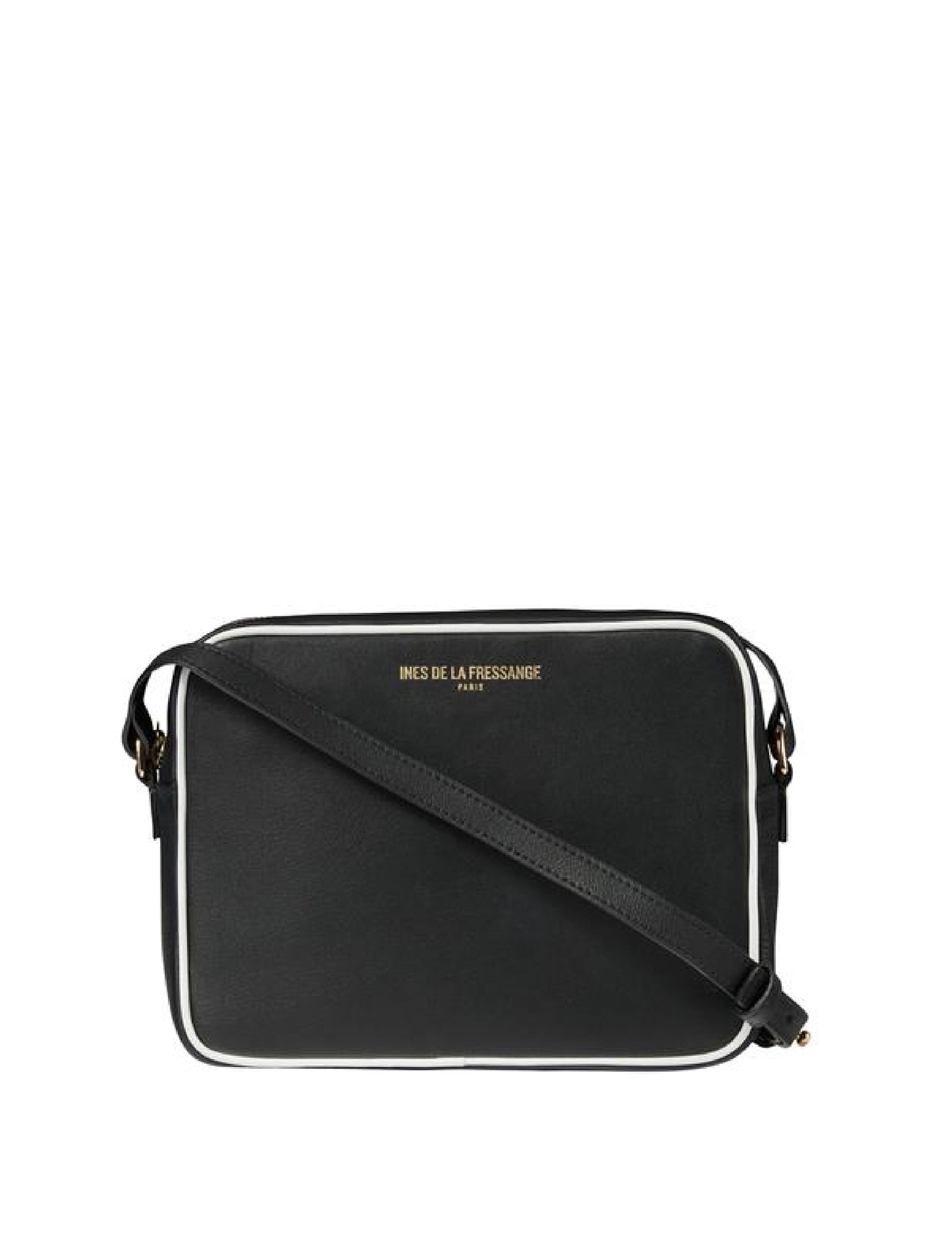 1qty NEW  / Sac bandoulière Marcia en cuir -  Black White
