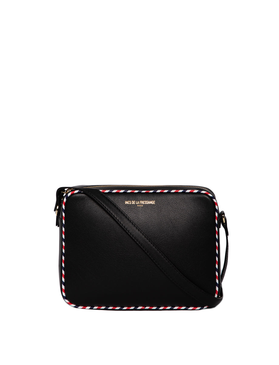 4qty NEW  / Sac bandoulière Marcia en cuir -  Black