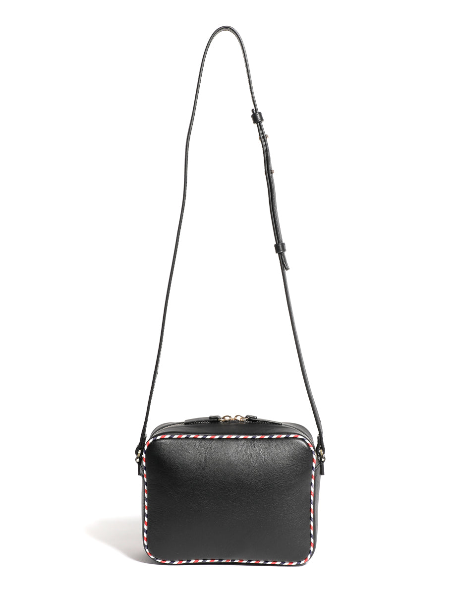 7qty NEW  / Sac bandoulière Marcia en cuir -  Black