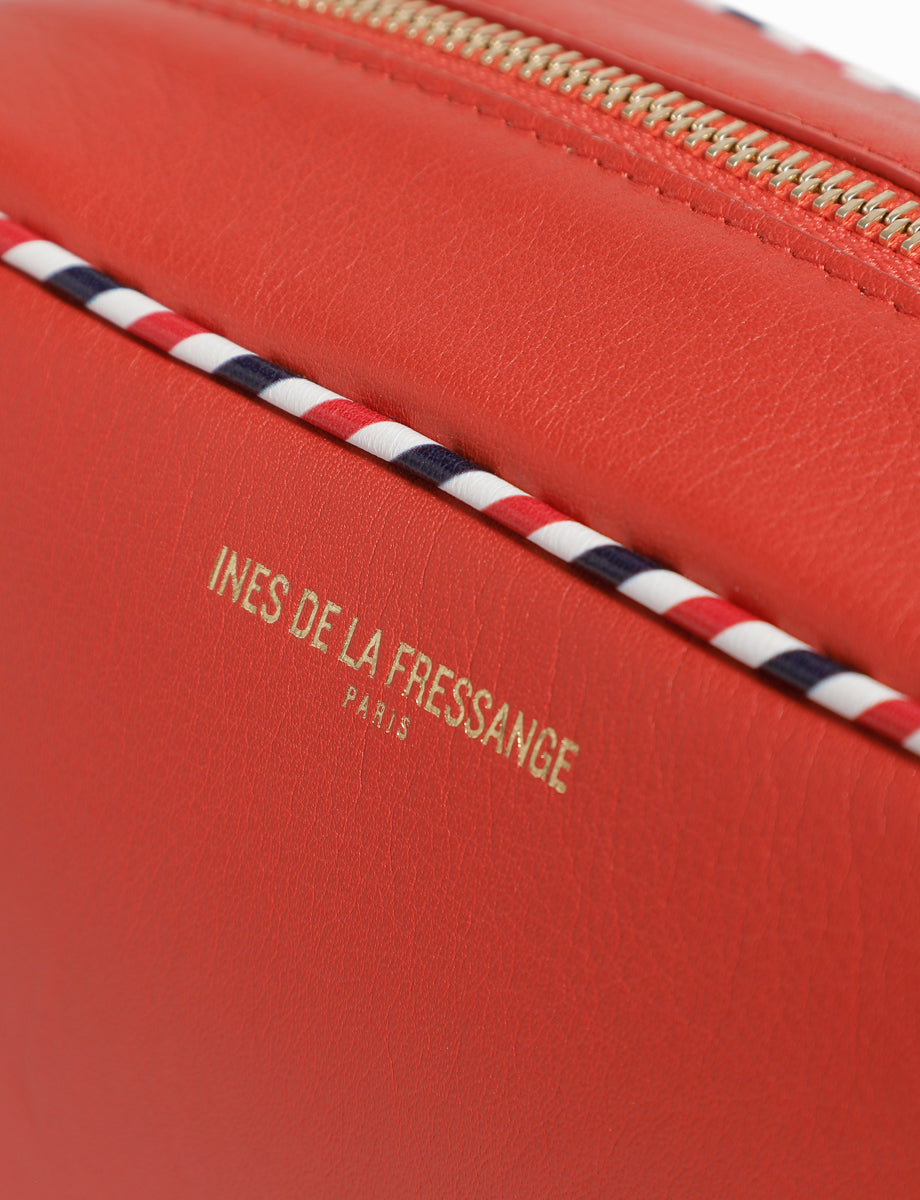 4qty NEW  / Sac bandoulière Marcia en cuir -  Red