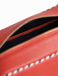1qty NEW  / Sac bandoulière Marcia en cuir -  Red