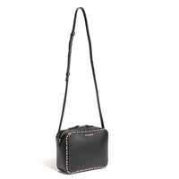 4qty NEW  / Sac bandoulière Marcia en cuir -  Black