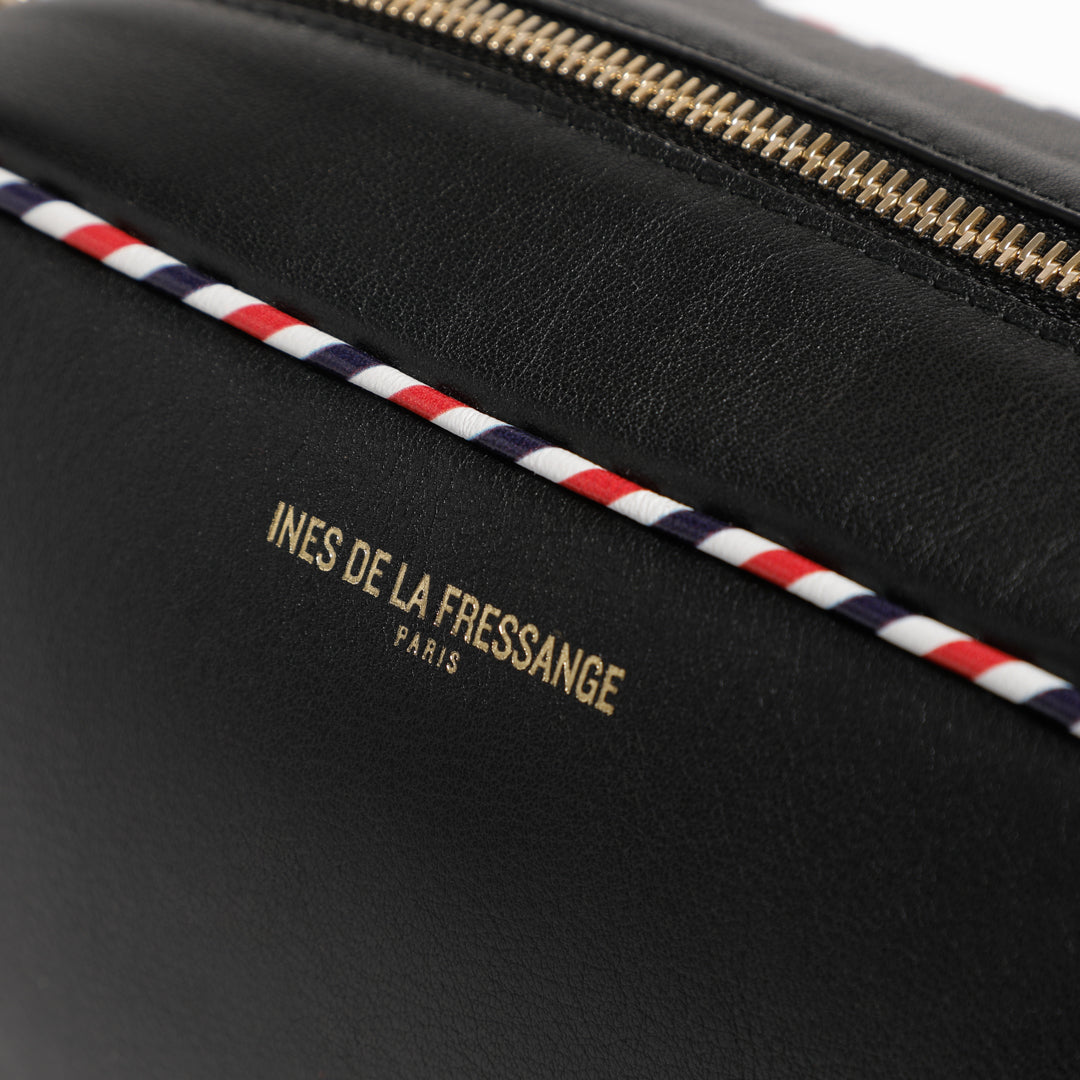 4qty NEW  / Sac bandoulière Marcia en cuir -  Black