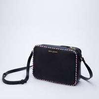 4qty NEW  / Sac bandoulière Marcia en cuir -  Black