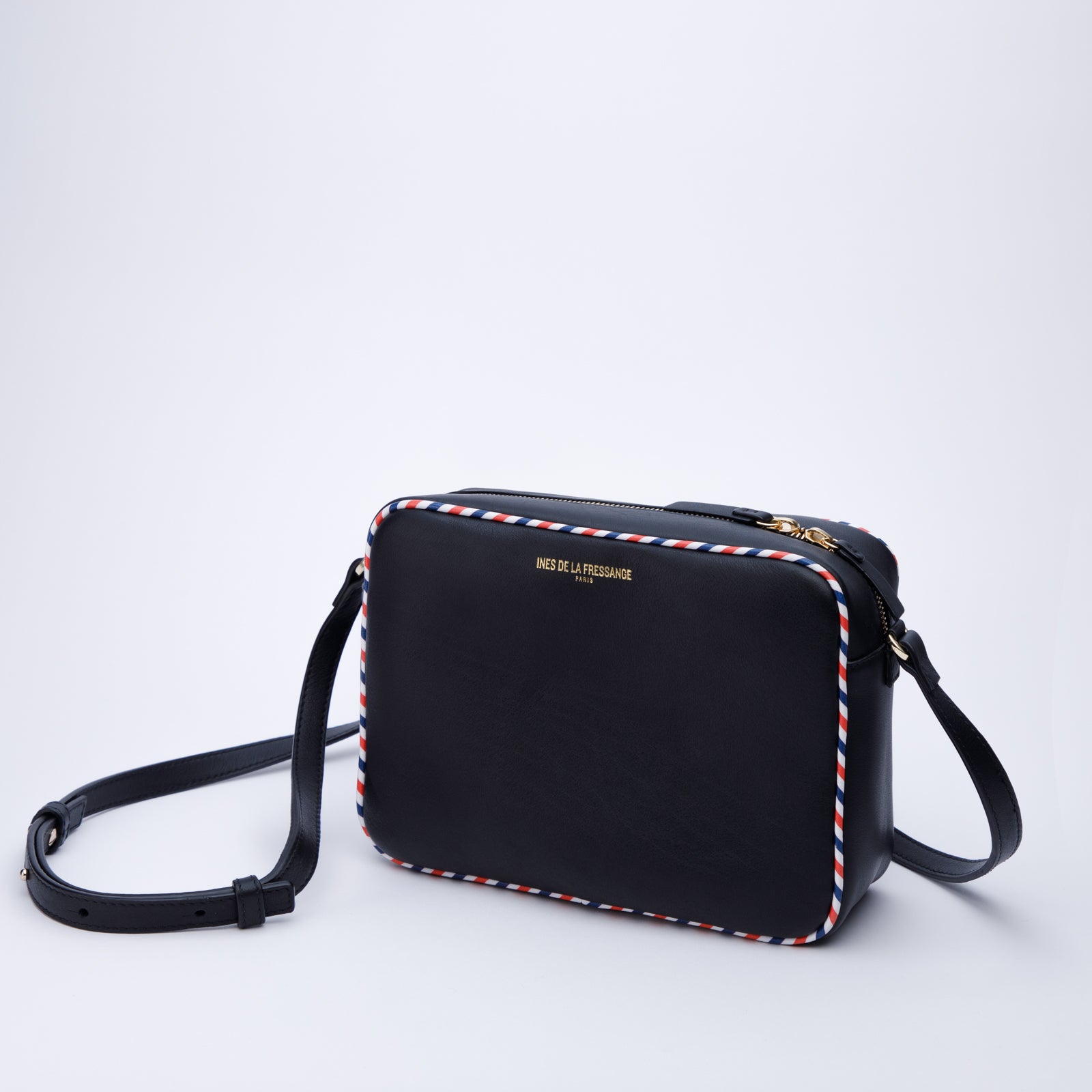 4qty NEW  / Sac bandoulière Marcia en cuir -  Black