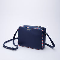 2qty NEW  / Sac bandoulière Marcia en cuir -  Navy