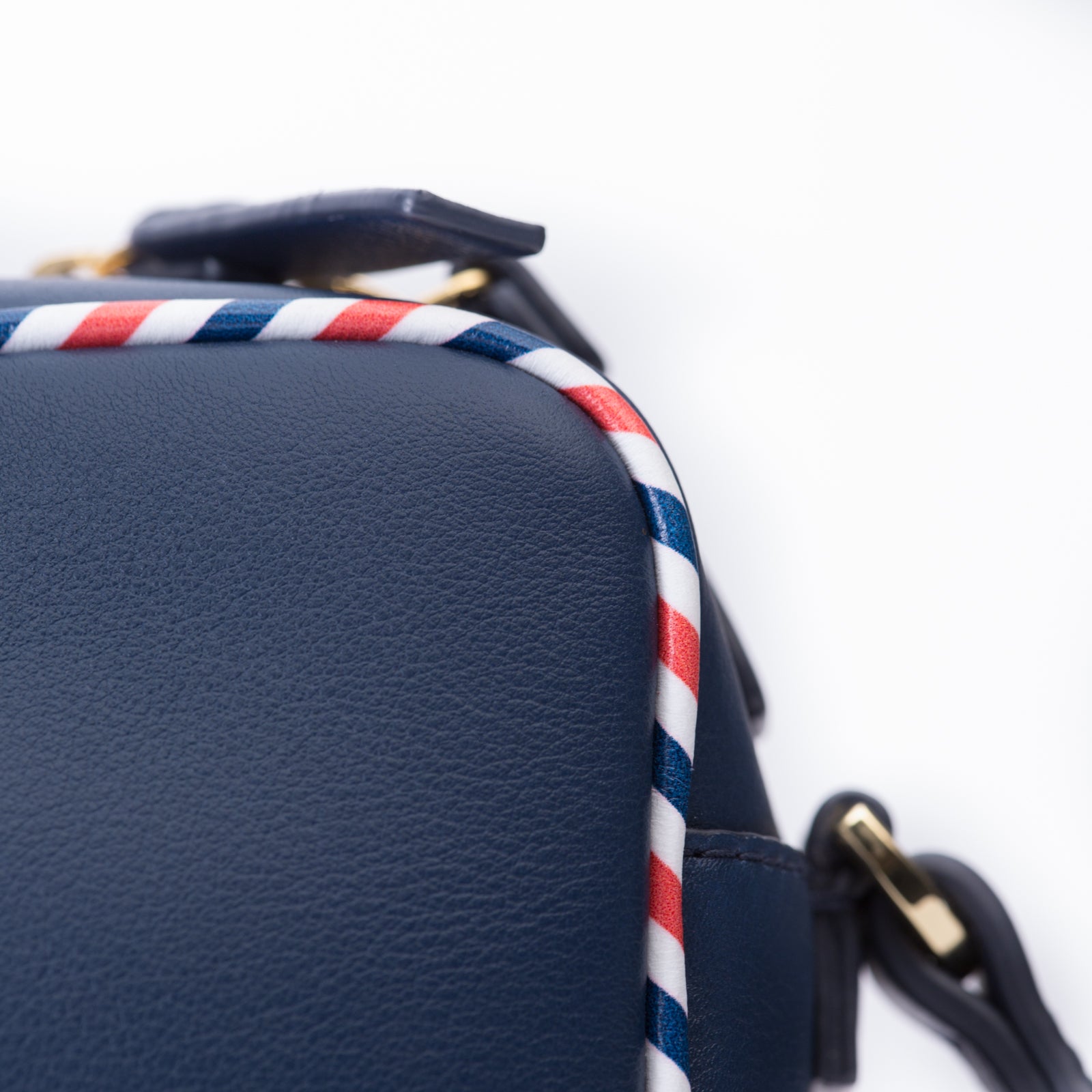 2qty NEW  / Sac bandoulière Marcia en cuir -  Navy