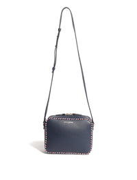 1qty NEW  / Sac bandoulière Marcia en cuir -  Blue Navy