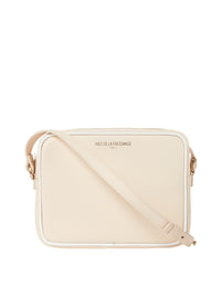 5qty NEW  / Sac bandoulière Marcia en cuir -  Beige