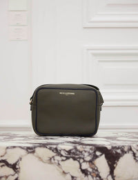 4qty NEW  / Sac bandoulière Marcia en cuir -  Khaki Navy