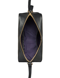 1qty NEW  / Sac bandoulière Marcia en cuir -  Black White