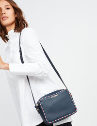 2qty NEW  / Sac bandoulière Marcia en cuir -  Navy
