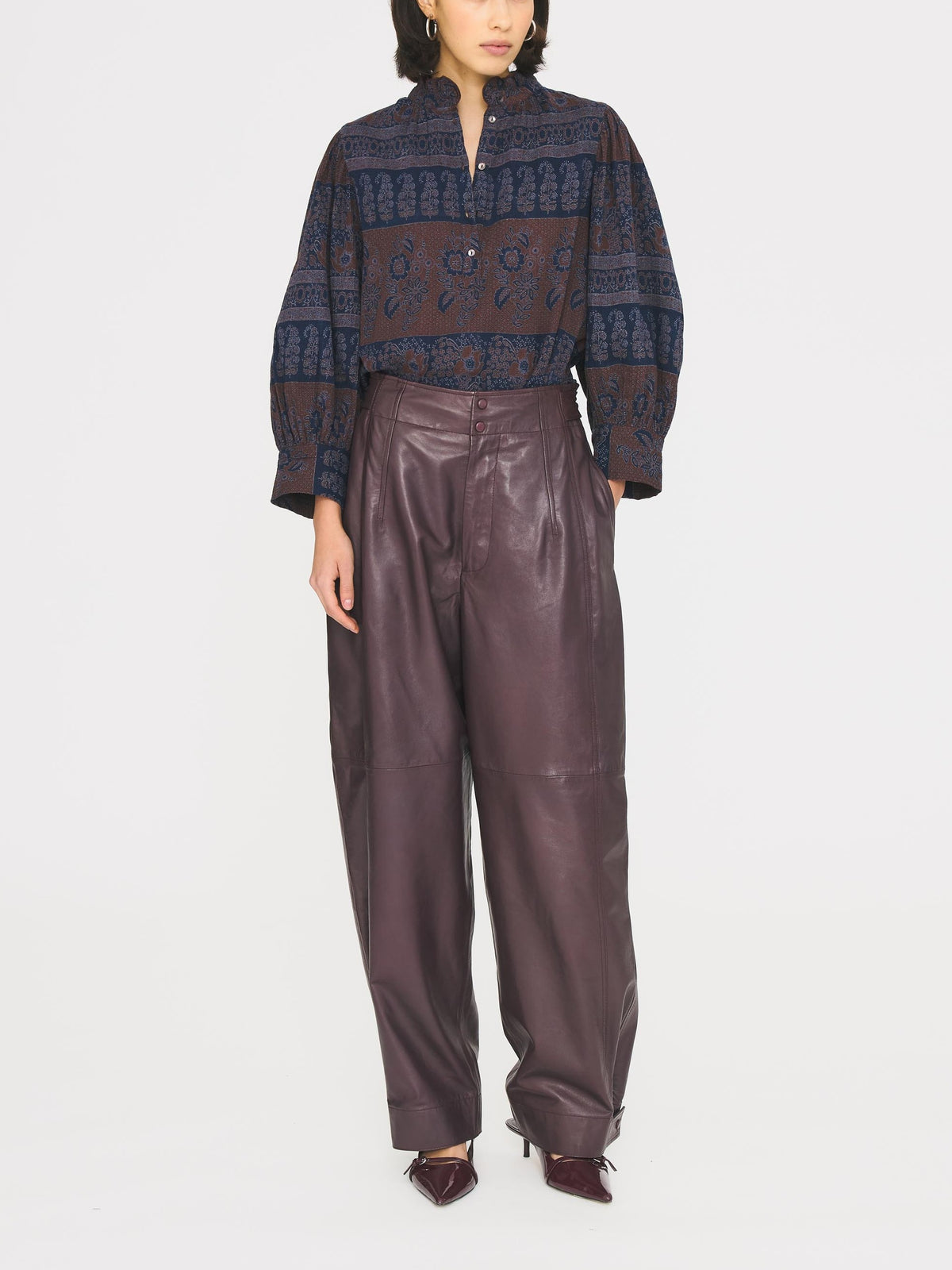 Blouse Mareva - Burgundy