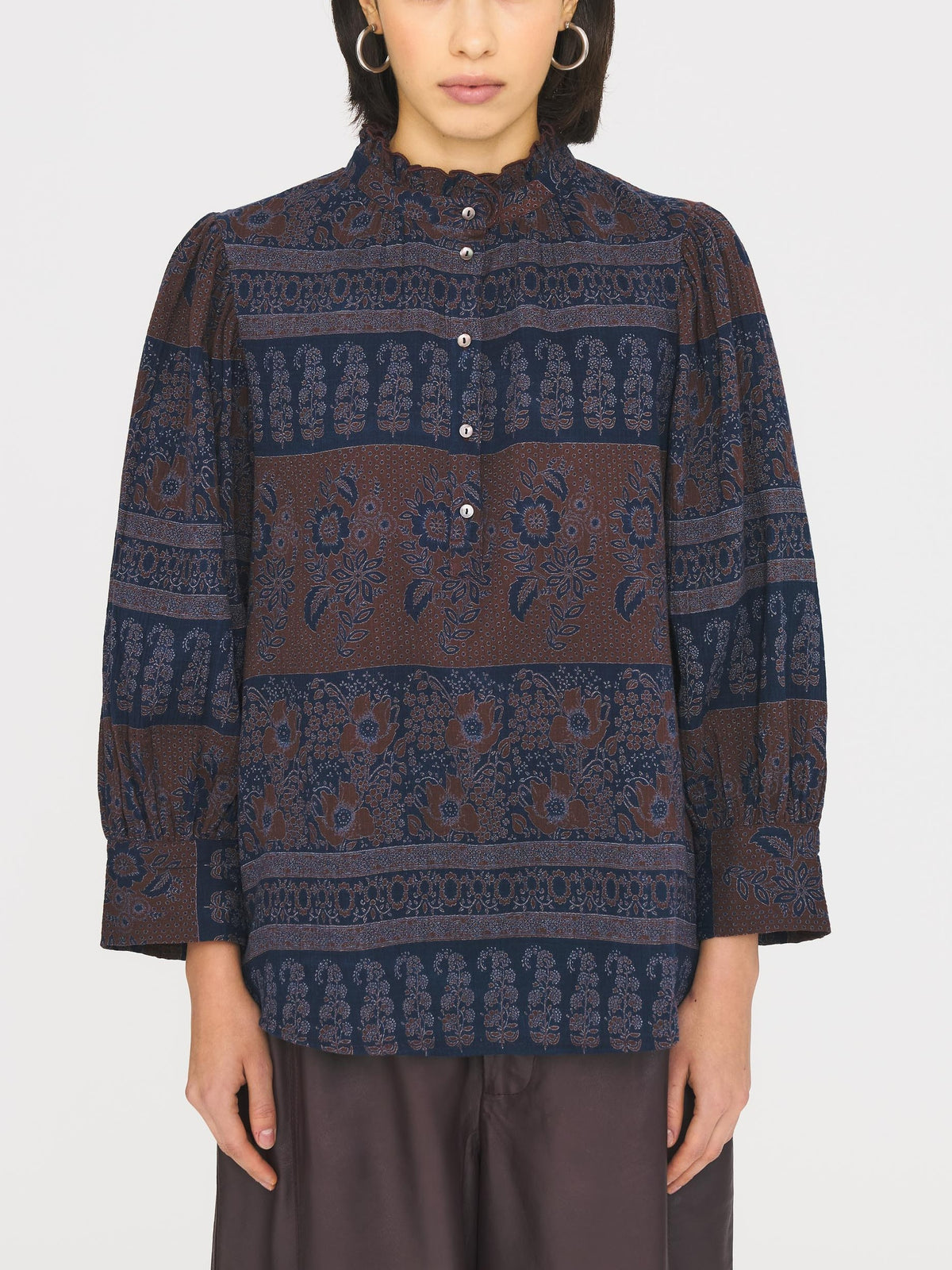 Blouse Mareva - Burgundy