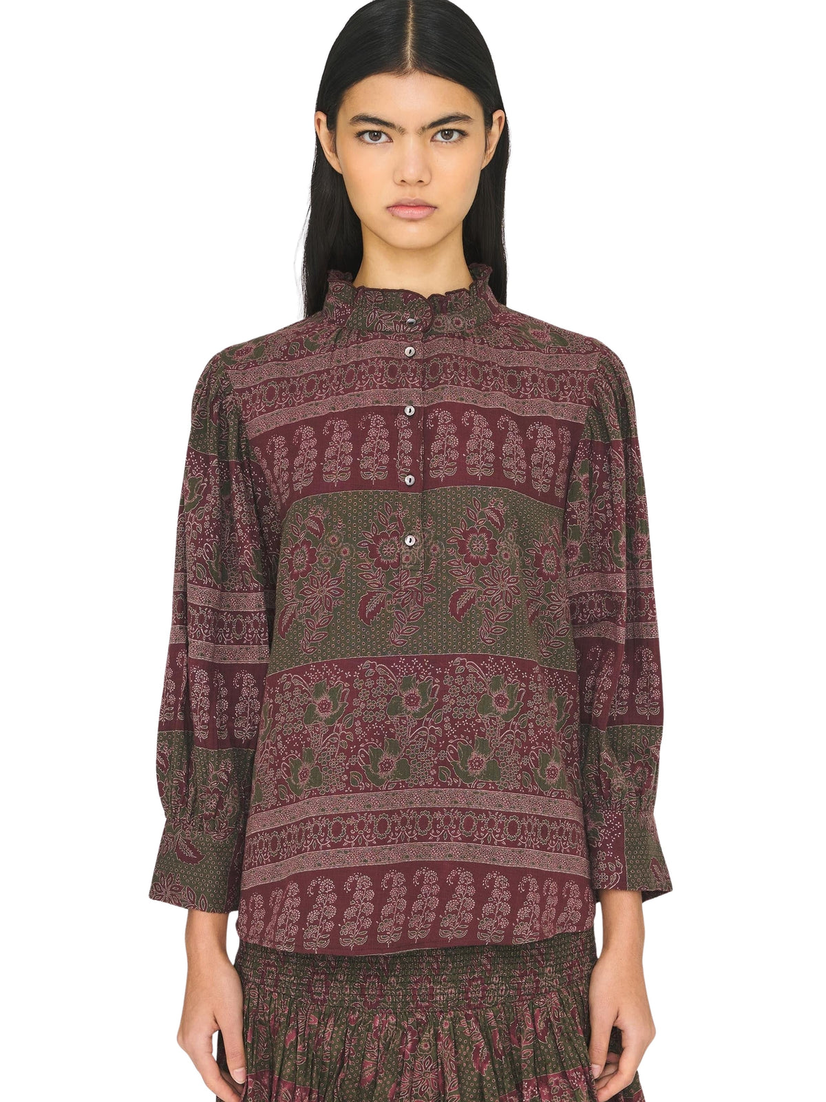 Blouse Mareva - Kaki