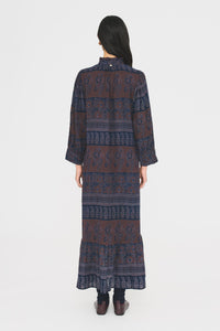 Robe longue Mareva - Burgundy