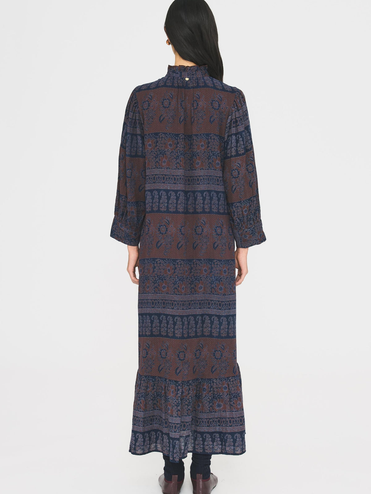 Robe longue Mareva - Burgundy