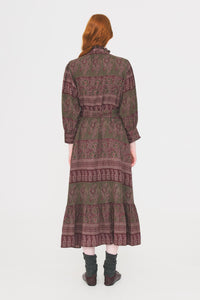 Robe longue Mareva - Kaki