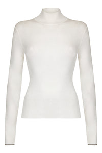 Margaux top in wool - Ivory