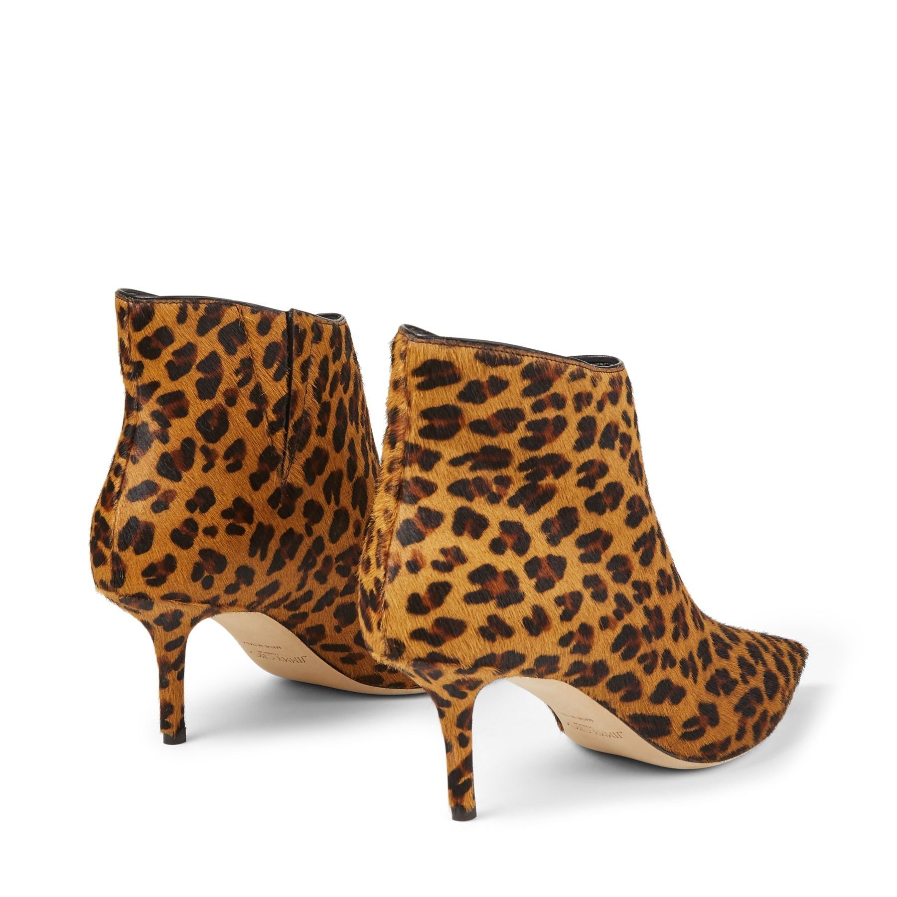 Bottines Marinda 65 en cuir - Caramel Leopard