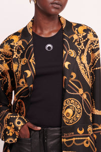 PRIX MARQUE : 190€_Ornament Jewelry Black Blouse - Ornament Jewelry Black