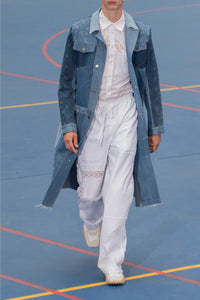 PRIX MARQUE : 520€_Medium Dark Blue Moono Manteau - Medium Dark Blue Moono