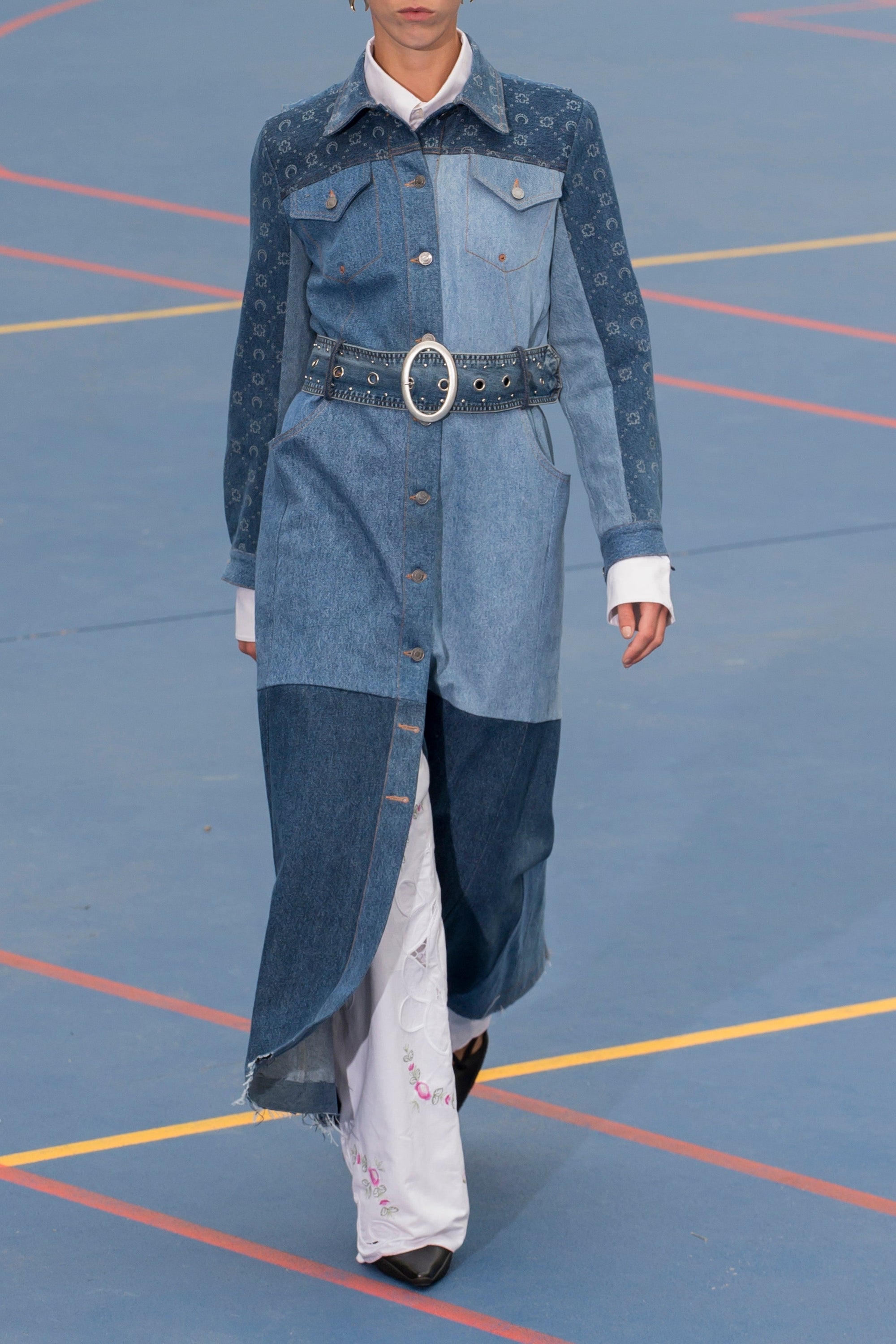 PRIX MARQUE : 490€_Medium Dark Blue Moono Manteau - Medium Dark Blue Moono