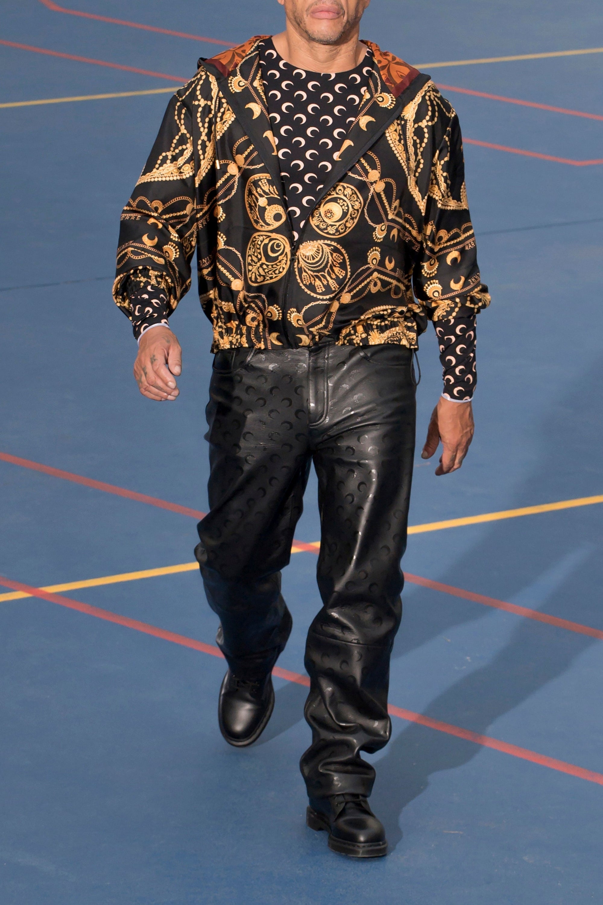 PRIX MARQUE : 120€_All Over Moon Tan On Black Top - All Over Moon Tan On Black
