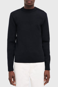 Pull unisexe Marin en laine - Encre & Noir