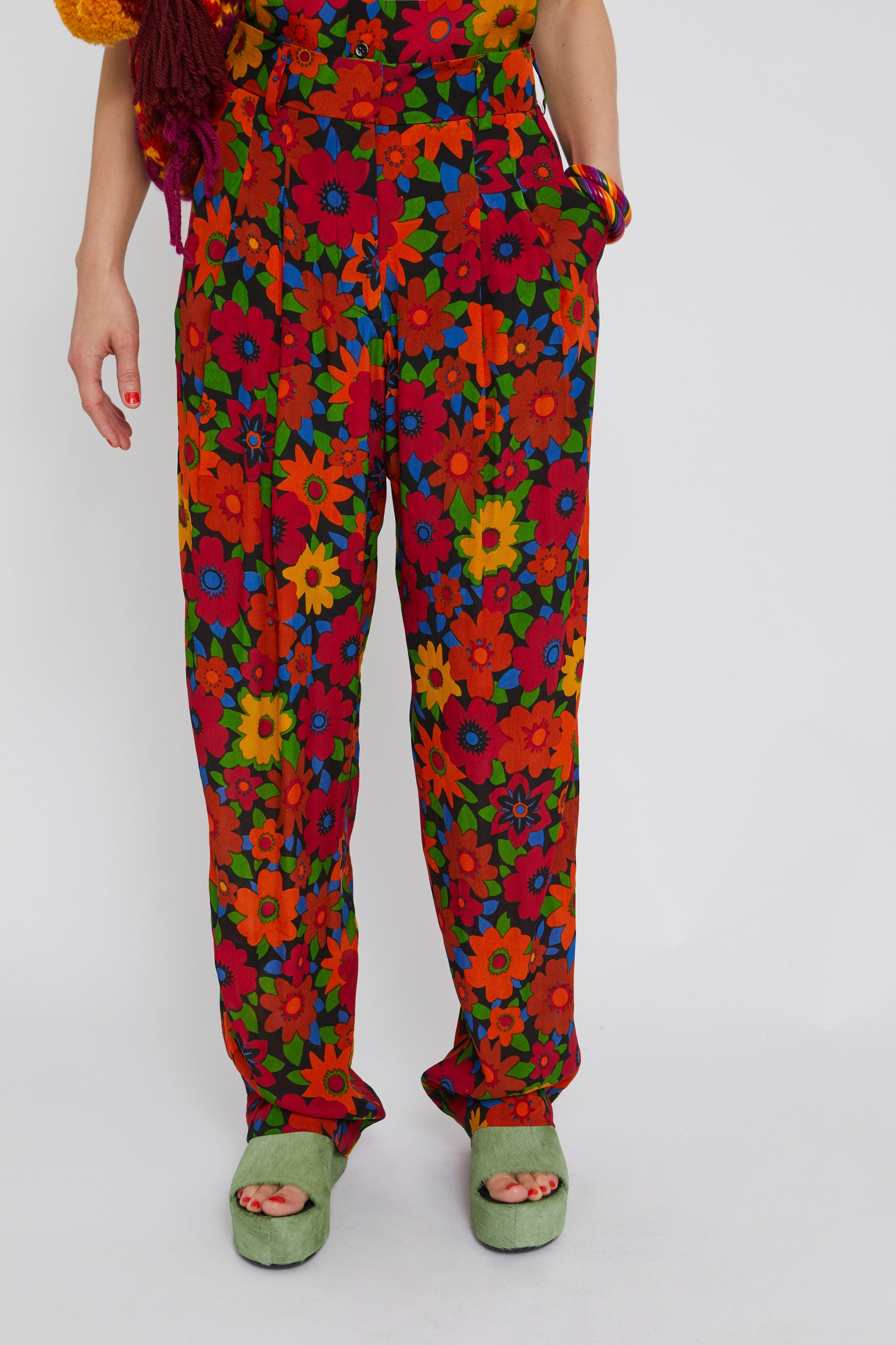 Pantalon Marius coupe fluide - Flower