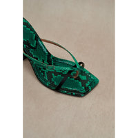 Marilyn 85 mules - Green snake effect