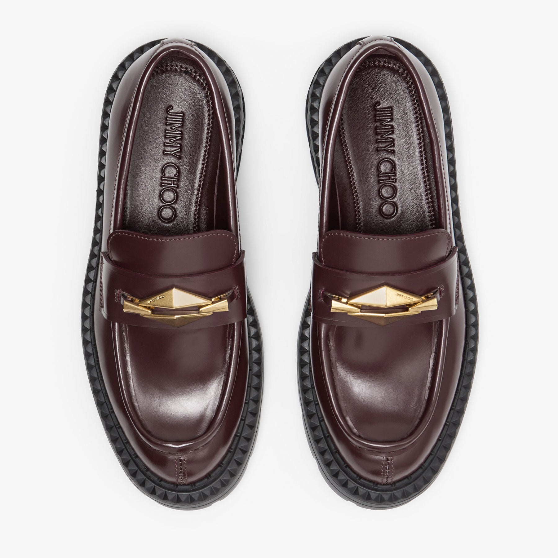ZNO STOCK 0 / Reco 170 OXBLOOD/GOLD Shoe MARLOW DIAMOND/M