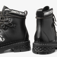 Bottines Marlow en cuir avec logo JC - Black