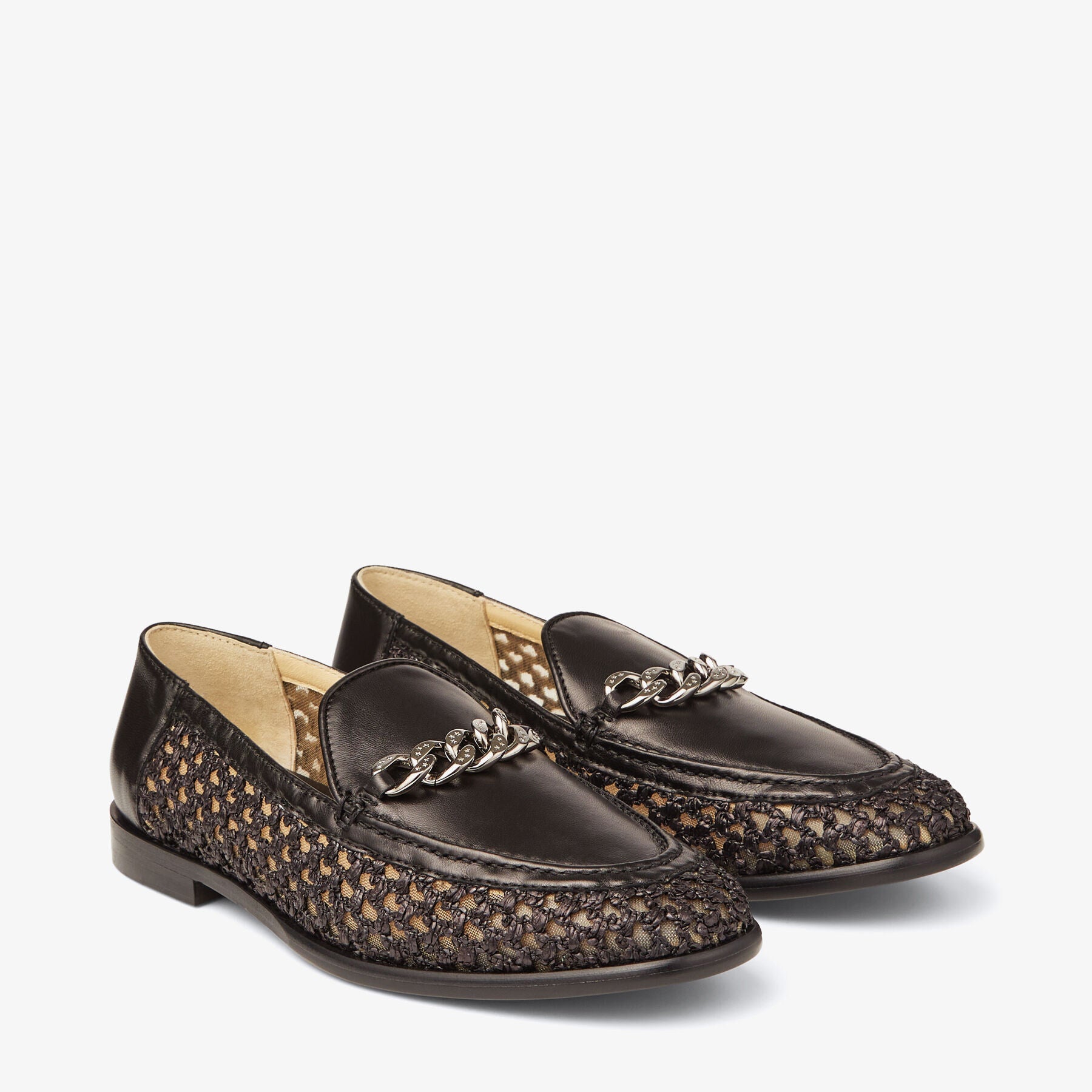 Mocassins plats Marti en cuir 10 - Black